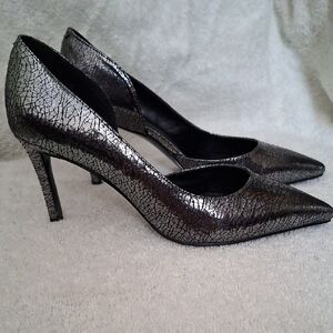 Elegant Silver Women's Heels